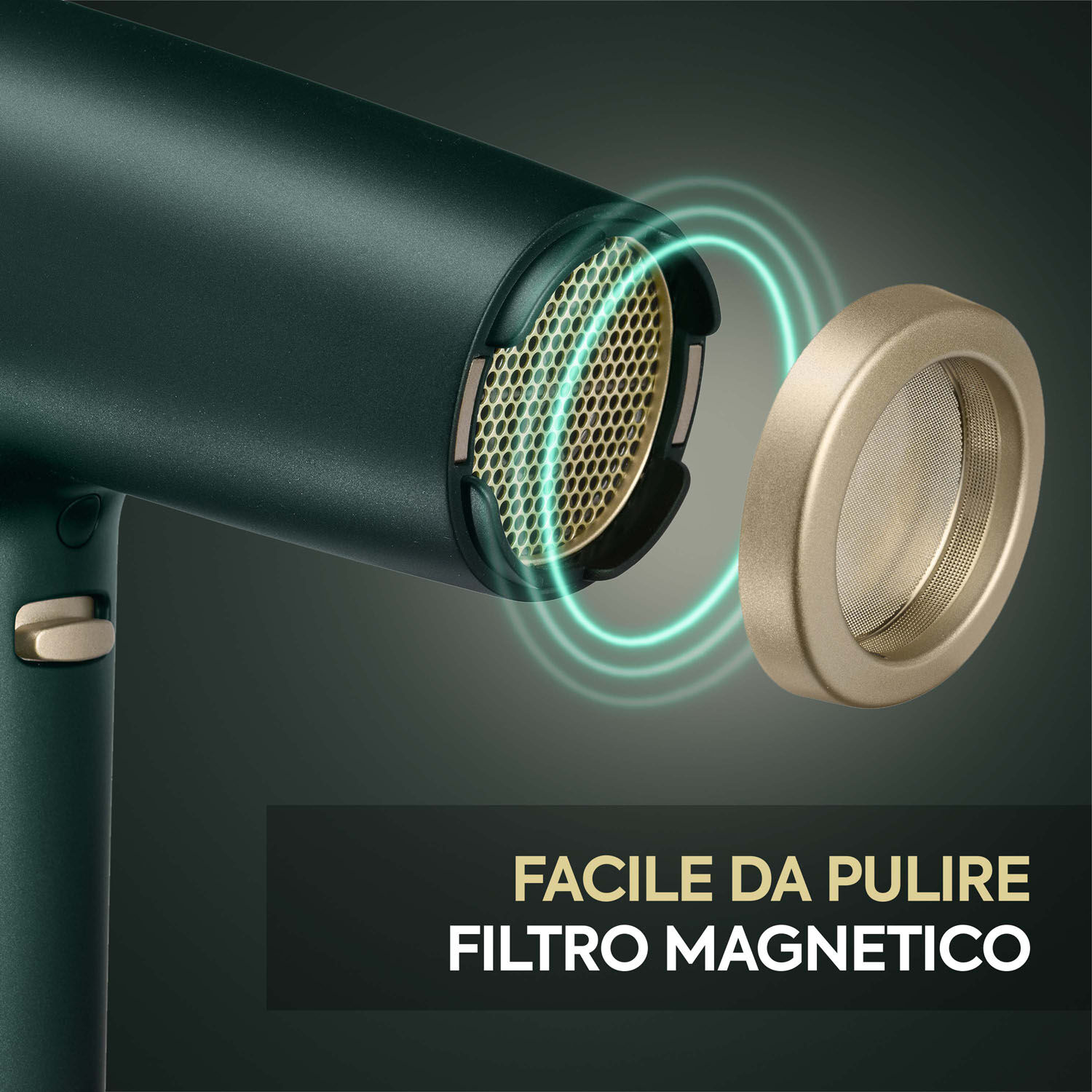 FACILE DA PULIRE Filtro magnetico